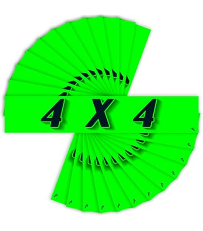 Vinyl Highlights Windshield Slogans (Green)