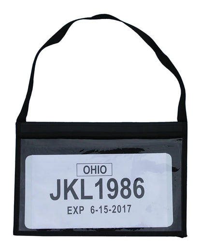 Tag Bag Plate Holders Velcro